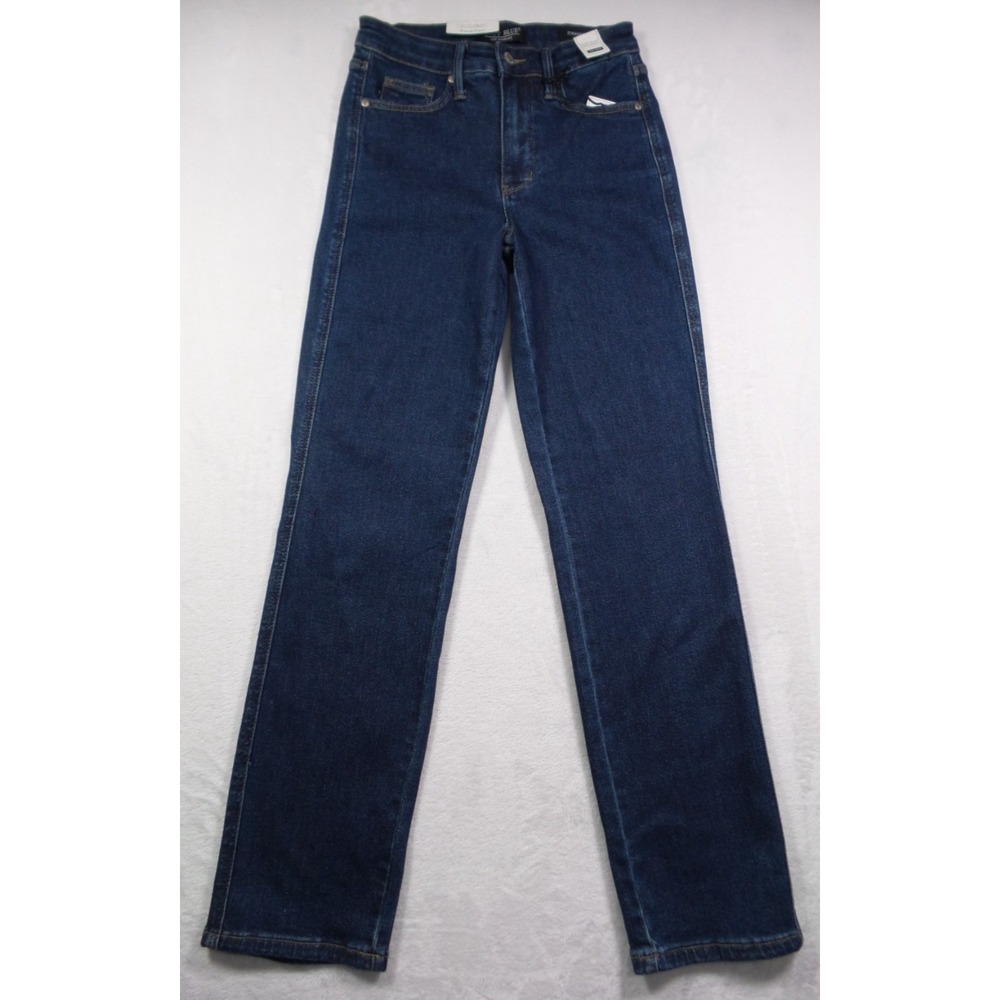 Judy Blue Jeans Womens Size 1/25 Blue Denim High Waist Straight Fit Stretch NWT
